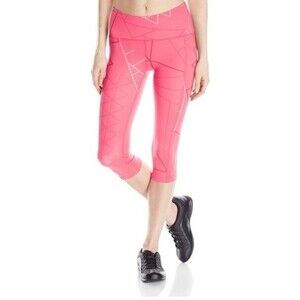 Oiselle KC Knickers Capri Leggings Punch Koolhaas Pink Size 6 Athletic